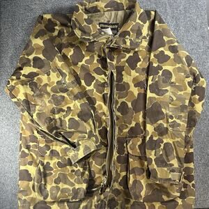 Vintage Gamehide Flyway Camo Jacket Men Large 3 In 1 Duck Hunting Waterfowl (XL)